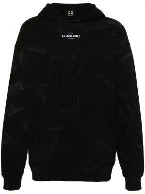 Kapučdžemperis ar apdruku 44 Label Group melns