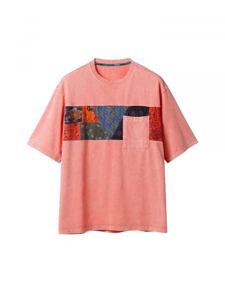 Тениска Desigual оранжево