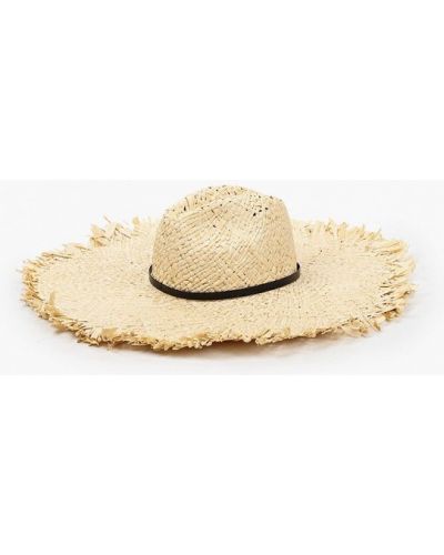 Шляпа с широкими полями Sisley, бежевый