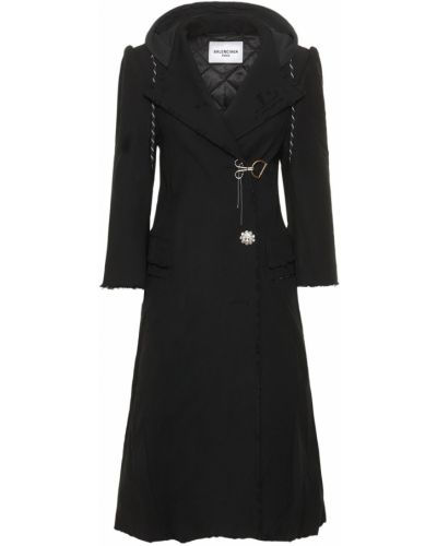 Kabát Balenciaga čierna