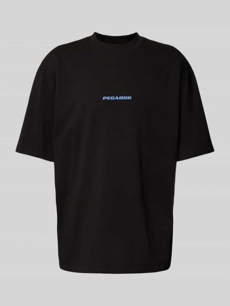 Koszulka z nadrukiem oversize Pegador czarna