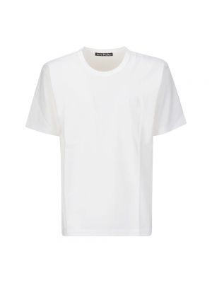 Camicia di cotone in jersey Acne Studios bianco