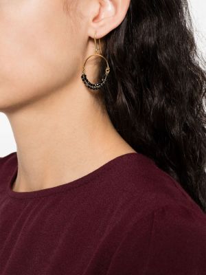Boucles d'oreilles à imprimé à boucle en cristal Isabel Marant