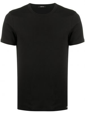 Koszulka z krótkim rękawem Tom Ford czarna
