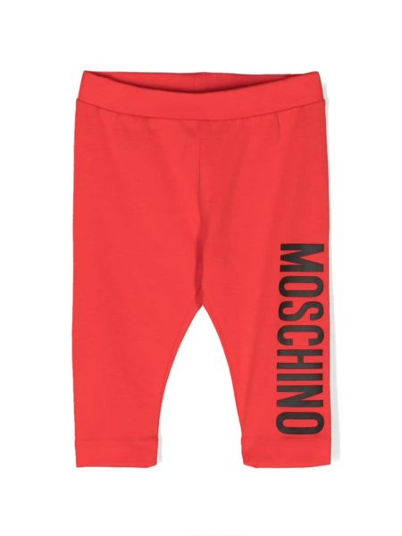 Trøje leggings for piger Moschino Kids rød