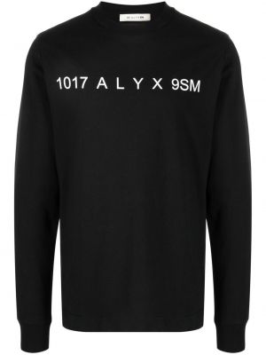 Bavlněné tričko s potiskem 1017 Alyx 9sm černé