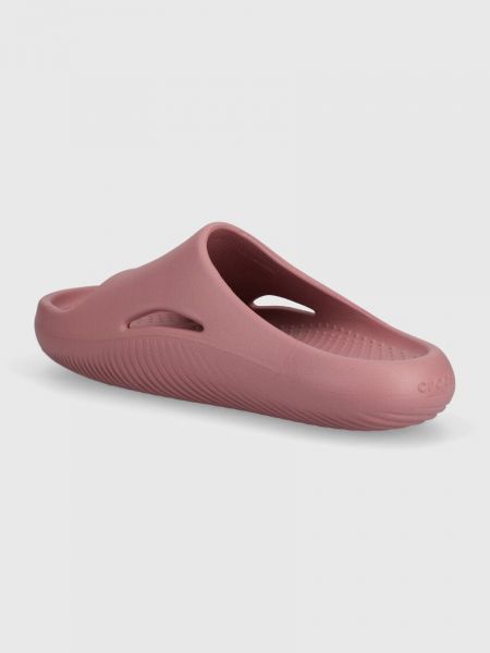 Papuci cu platformă Crocs roz