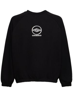 Sweatshirt aus baumwoll Umbro schwarz