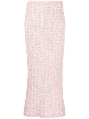 Maksi suknja Balenciaga ružičasta