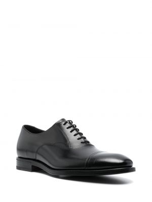 Nėriniuotos iš natūralios odos oksfordo batai su raišteliais Henderson Baracco juoda
