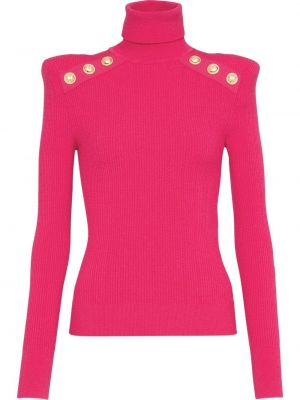 Пуловер Balmain розово