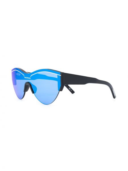 Gafas de sol reflectantes Balenciaga Eyewear azul