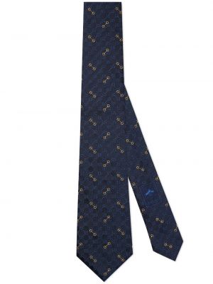 Cravatta con stampa Gucci