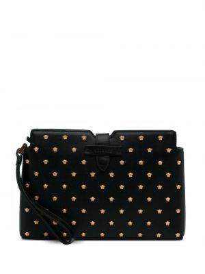 Leder clutch mit spikes Versace Pre-owned