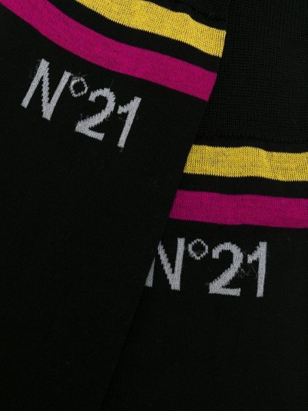 Calcetines a rayas Nº21 negro