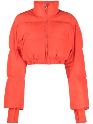 Pernata jakna Patrizia Pepe narančasta