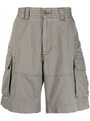Pantaloni scurți cargo din bumbac Polo Ralph Lauren gri