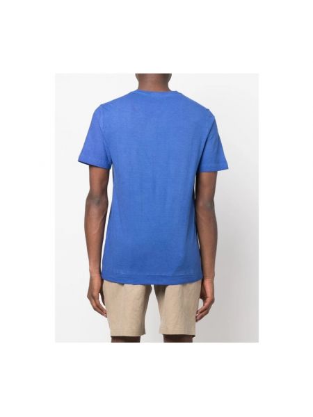 T-shirt Massimo Alba blau