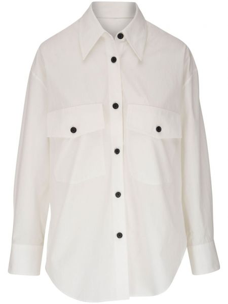 Rifľová košeľa Khaite biela