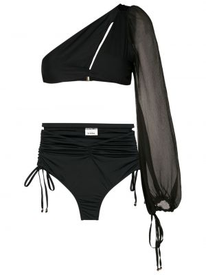 Bikini asymétrique Amir Slama noir