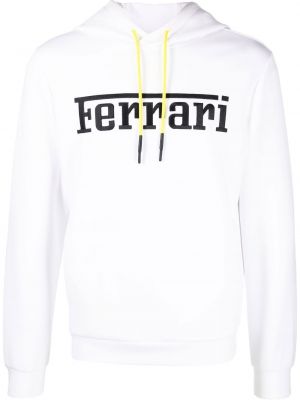 Fleece hoodie mit print Ferrari