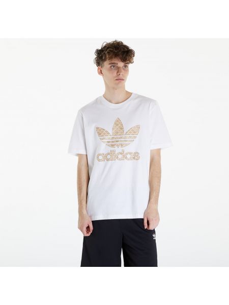 Μπλούζα με κοντό μανίκι Adidas Originals λευκό