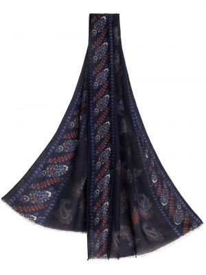 Schal mit print mit paisleymuster Etro blau