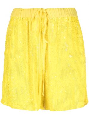 Flitrované šortky P.a.r.o.s.h. žltá