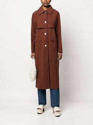 Manteau à capuche Harris Wharf London marron