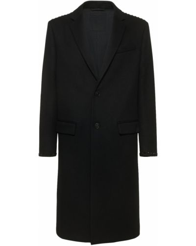 Manteau en laine en cachemire Valentino noir