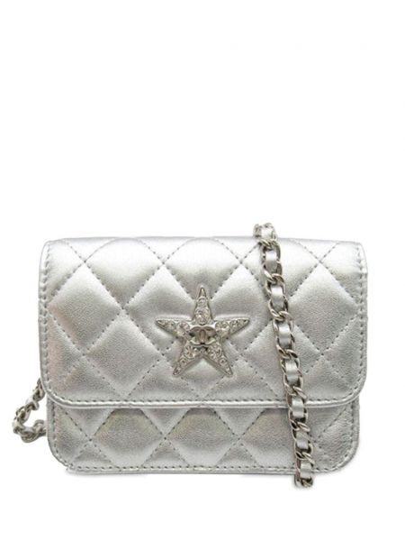 Zvaigznes clutch somiņa Chanel Pre-owned sudrabs