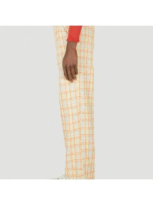 Pantalones rectos de tweed (di)vision beige