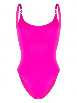 Badeanzug mit rückenausschnitt Versace pink