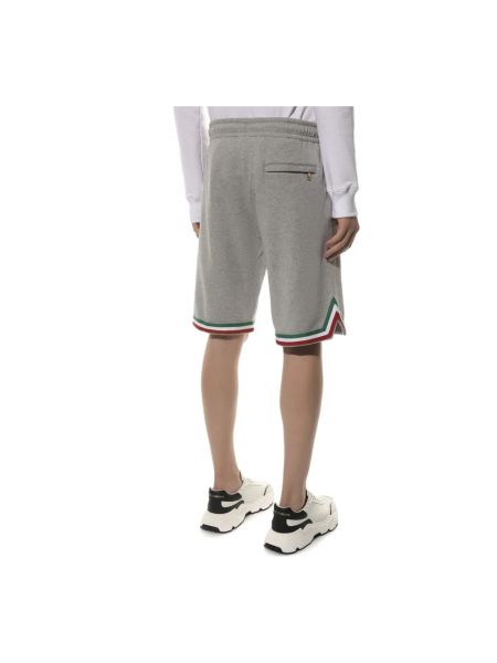 Pantalones cortos de algodón Dolce & Gabbana gris