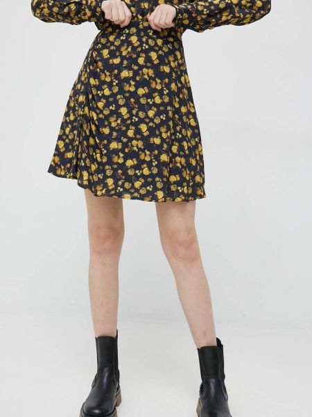 Mini sukně Tommy Hilfiger žluté