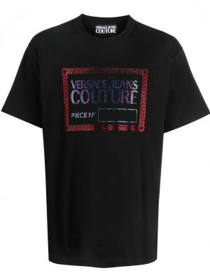 T-shirt Versace Jeans Couture svart