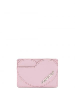 Usnjena denarnica z vzorcem srca Ambush