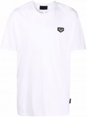 Camiseta con cuentas Philipp Plein blanco