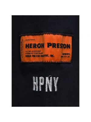 Jersey cuello alto con cuello alto de tela jersey Heron Preston negro