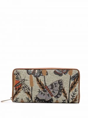 Trykt floral zip lommebok Furla