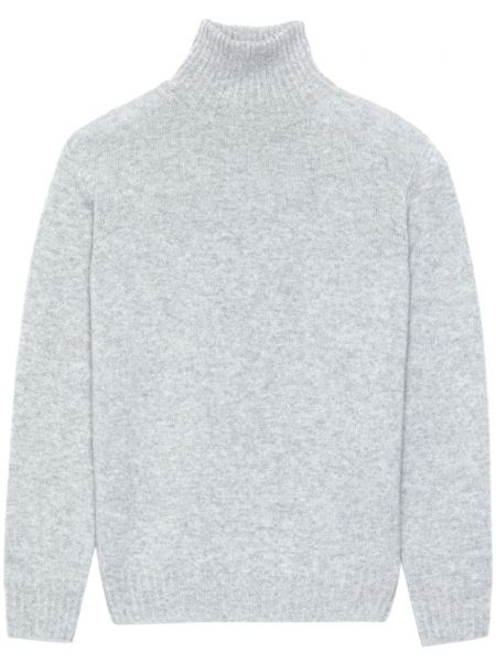 Kašmírový sveter Saint Laurent sivá