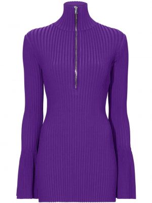 Haut en tricot avec manches longues Proenza Schouler violet