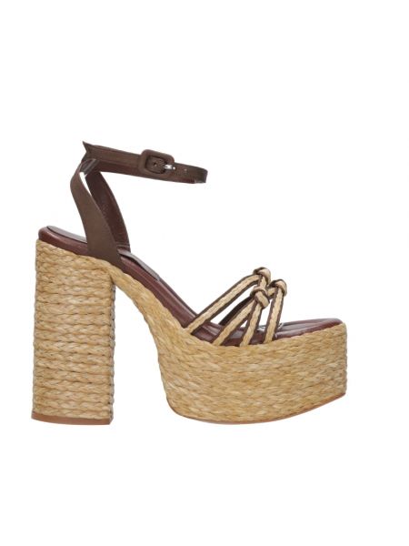 Sandale mit absatz mit hohem absatz mit keilabsatz Paloma Barcelo braun