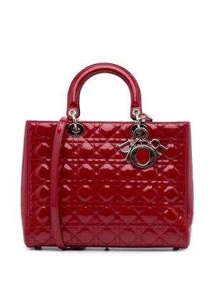 Шопинг чанта Christian Dior червено