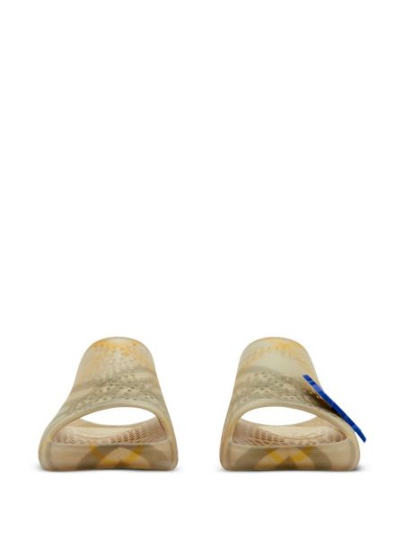 Chaussures de ville à carreaux Burberry beige