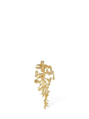 Virágos fülbevaló Zimmermann aranyszínű
