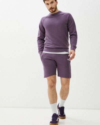 Спортивные шорты Запорожец Heritage фиолетовые