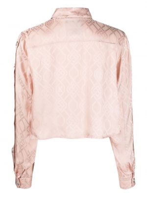 Bluse mit print Koché pink