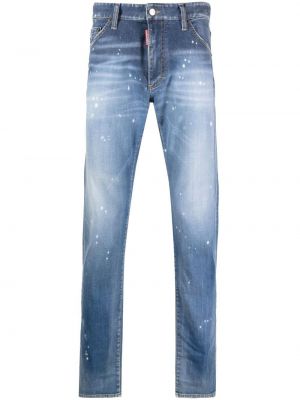Straight jeans mit print Dsquared2