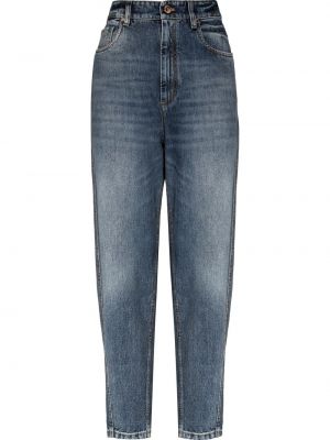 Tapered fit jeans Brunello Cucinelli blå